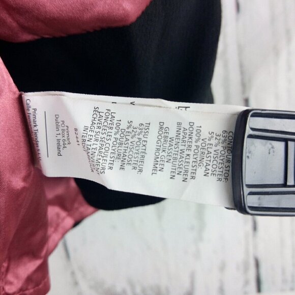 Atmosphere Women's Size 12 Black Pea Coat - Picture 13 of 15